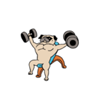 Pug's Gym（個別スタンプ：17）