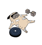 Pug's Gym（個別スタンプ：33）