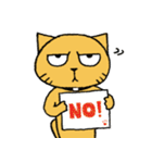 猫のカップルの日常（個別スタンプ：1）