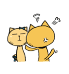 猫のカップルの日常（個別スタンプ：13）