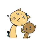 猫のカップルの日常（個別スタンプ：14）