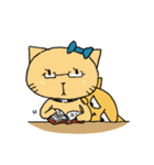猫のカップルの日常（個別スタンプ：23）