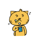 猫のカップルの日常（個別スタンプ：24）
