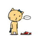 猫のカップルの日常（個別スタンプ：34）