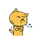 猫のカップルの日常（個別スタンプ：35）