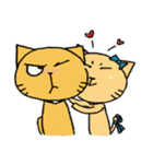 猫のカップルの日常（個別スタンプ：39）