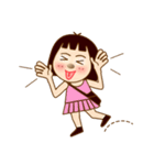 Smile funny girl（個別スタンプ：37）