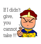 Emperor's commands (English version)（個別スタンプ：11）