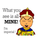 Emperor's commands (English version)（個別スタンプ：21）