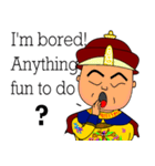 Emperor's commands (English version)（個別スタンプ：30）