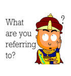 Emperor's commands (English version)（個別スタンプ：36）