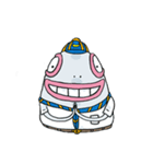 Fish Head Boy#001（個別スタンプ：4）