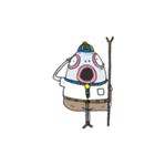 Fish Head Boy#001（個別スタンプ：7）