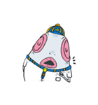 Fish Head Boy#001（個別スタンプ：8）