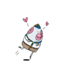Fish Head Boy#001（個別スタンプ：11）