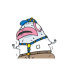 Fish Head Boy#001（個別スタンプ：15）