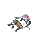 Fish Head Boy#001（個別スタンプ：17）