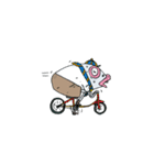 Fish Head Boy#001（個別スタンプ：24）