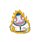 Fish Head Boy#001（個別スタンプ：25）