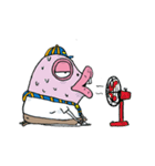 Fish Head Boy#001（個別スタンプ：26）