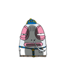 Fish Head Boy#001（個別スタンプ：27）