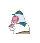 Fish Head Boy#001（個別スタンプ：33）