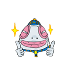 Fish Head Boy#001（個別スタンプ：35）