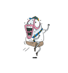Fish Head Boy#001（個別スタンプ：36）