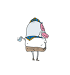 Fish Head Boy#001（個別スタンプ：37）
