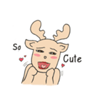 Happy Gay Deer V.3（個別スタンプ：22）