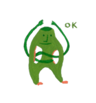 Fluffy and Big grass（個別スタンプ：1）