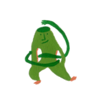 Fluffy and Big grass（個別スタンプ：3）