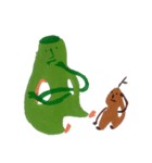 Fluffy and Big grass（個別スタンプ：8）