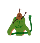 Fluffy and Big grass（個別スタンプ：10）