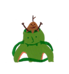 Fluffy and Big grass（個別スタンプ：11）