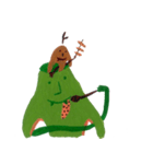Fluffy and Big grass（個別スタンプ：12）