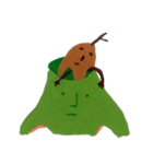 Fluffy and Big grass（個別スタンプ：15）