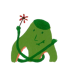 Fluffy and Big grass（個別スタンプ：19）
