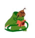 Fluffy and Big grass（個別スタンプ：21）