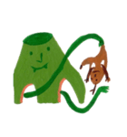 Fluffy and Big grass（個別スタンプ：25）