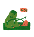 Fluffy and Big grass（個別スタンプ：39）