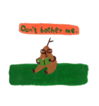 Fluffy and Big grass（個別スタンプ：40）
