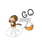 Rice Bucket Family_Year of the Monkey（個別スタンプ：16）