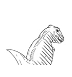 ホワイトT-REX（個別スタンプ：39）