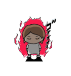 俺の彼女の日常をスタンプにしてみた（個別スタンプ：19）