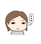 俺の彼女の日常をスタンプにしてみた（個別スタンプ：34）