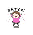 俺の彼女の日常をスタンプにしてみた（個別スタンプ：40）