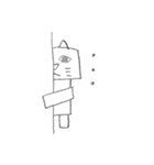 これは四角いネコです。（個別スタンプ：36）