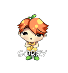 Min Mini The Orange Boy（個別スタンプ：9）