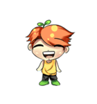 Min Mini The Orange Boy（個別スタンプ：24）